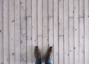 Wooden Plank Vinyl Flooring Boardwalk
