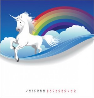 Unicorn With Rainbow