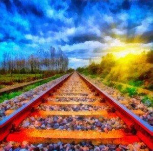 Digital Painting Railway